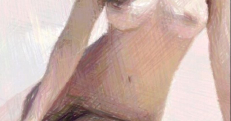 砂浜正面座位ヌード裸婦