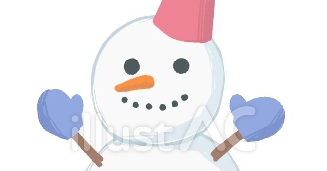 手書き雪だるま素材 シエルちゃん Note 手書き雪だるま素材 シエルちゃん Note