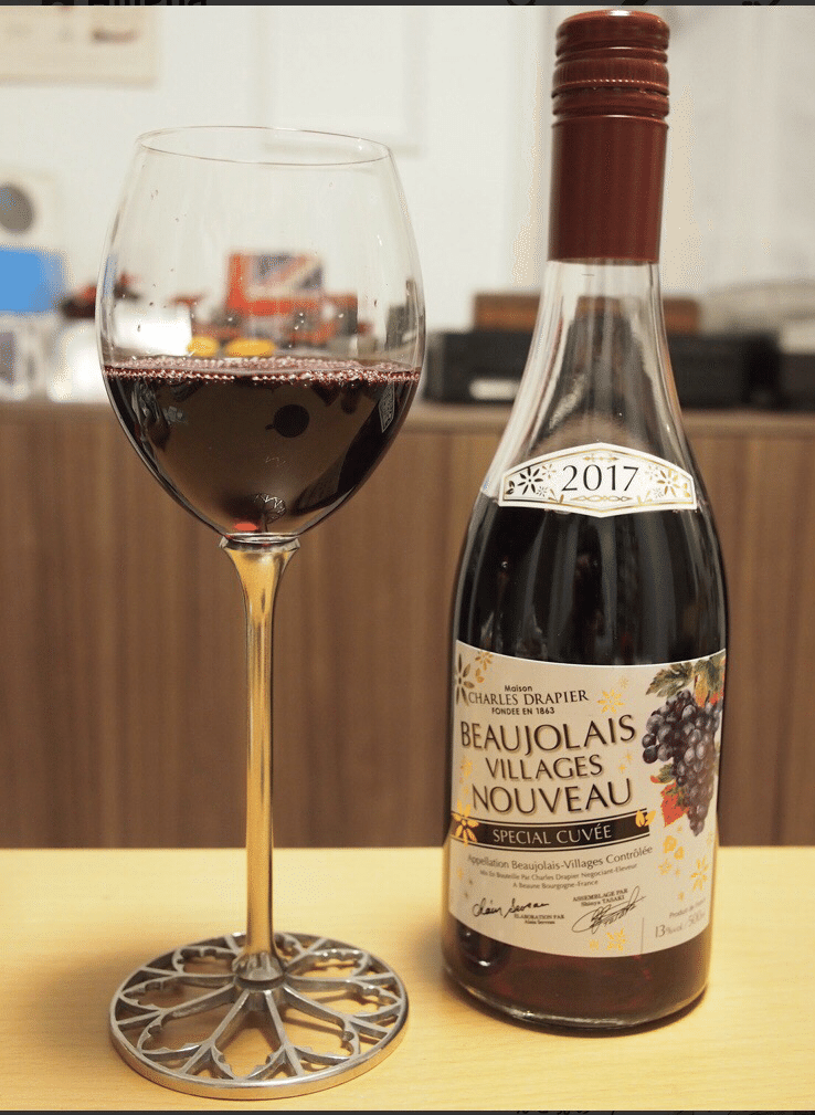 シャルルドラビエボージョレ.ヴィラ〜ジュヌーヴォー Charles Drapier Beaujolais Villages Nouveau Special | Vinica