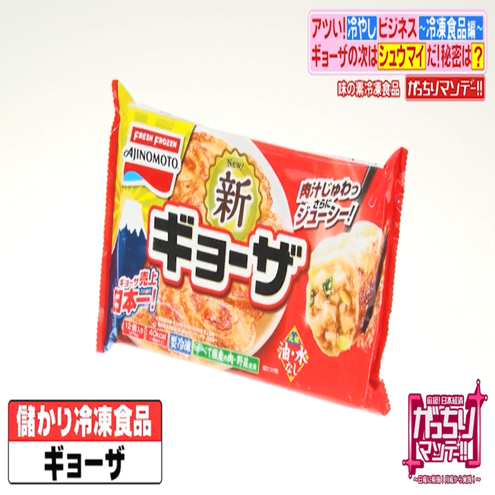 儲かる冷やしビジネス 最新の冷凍技術を徹底取材 具材のゴロッと感を出す冷凍シュウマイのヒミツはアレの薄さ 冷凍しても握りたてのように美味しいお寿司 ヒミツはシャリのレシピ がっちりマンデー Note編 がっちりスクール Note