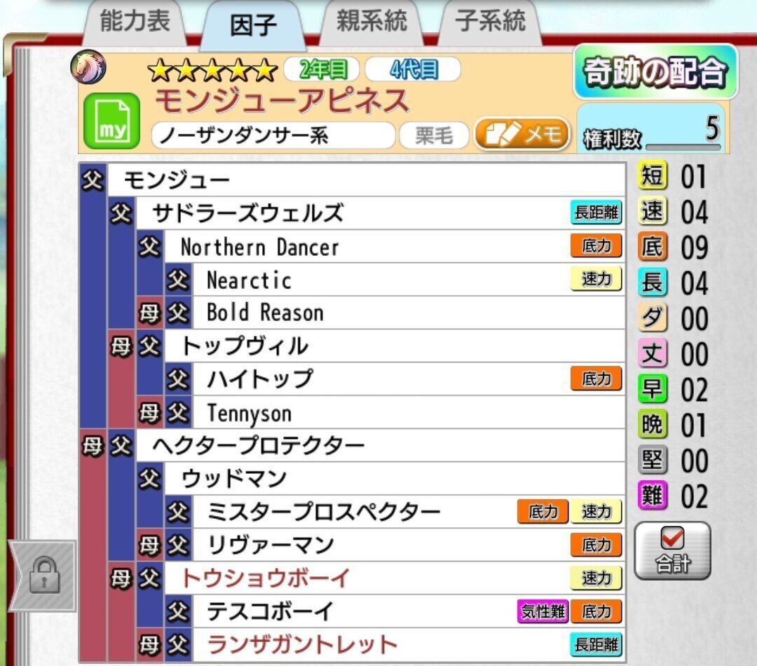 5種牡馬使い放題に乗じて 簡単で強いラヴレス配合紹介 ダビマス ダビマスの裏ノート スマイル牧場 Note 5種牡馬使い放題に乗じて 簡単で強いラヴレス配合紹介 ダビマス ダビマスの裏ノート スマイル牧場 Note