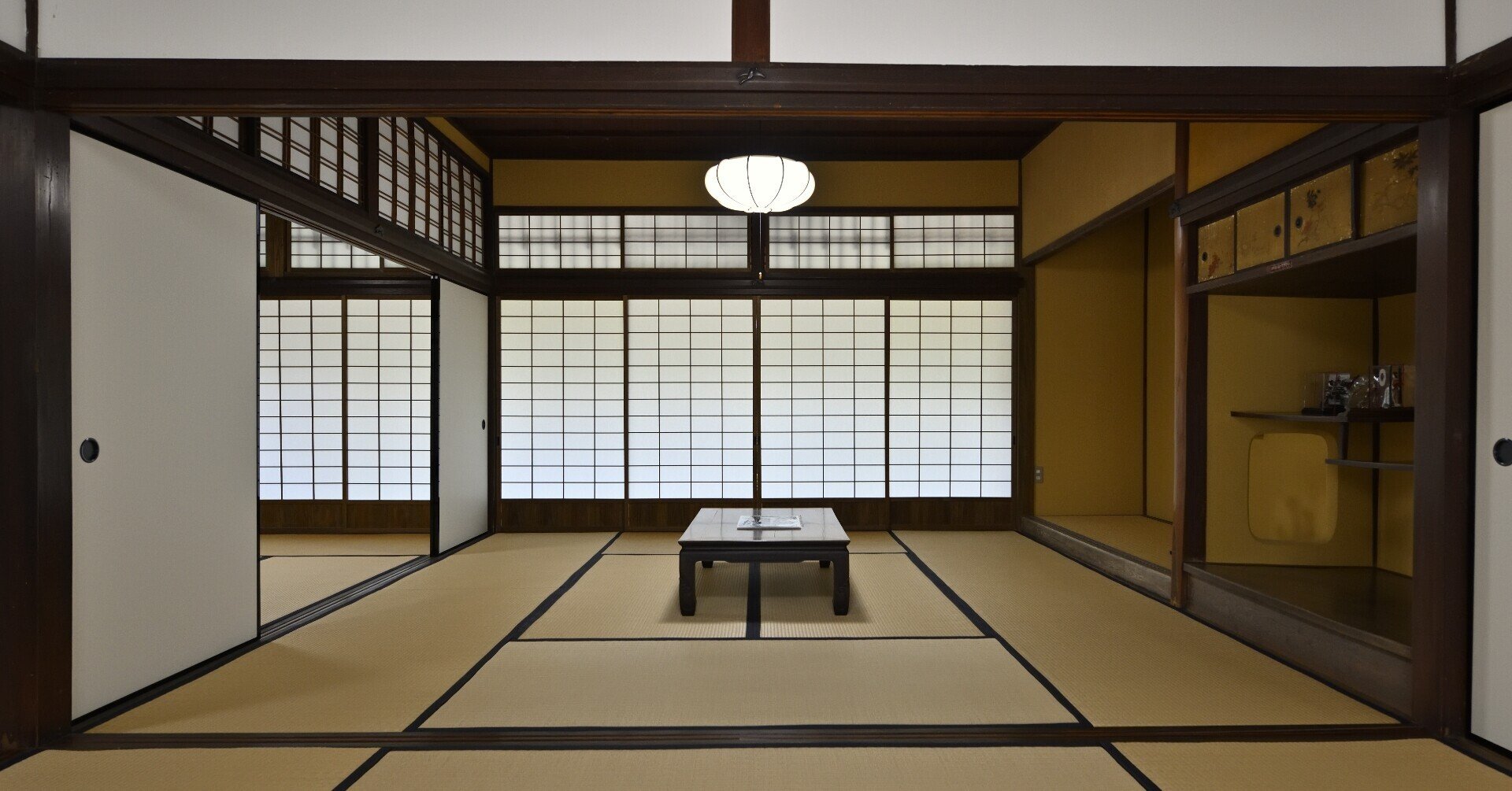 水平方向や柱とのバランスが考えられた和室造作の構成 Jimosumu ジモスム Note 水平方向や柱とのバランスが考えられた和室造作の構成 Jimosumu ジモスム Note