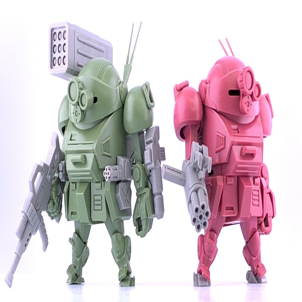 チョイプラ「スコープドッグ レッドショルダーカスタム」「ブルー