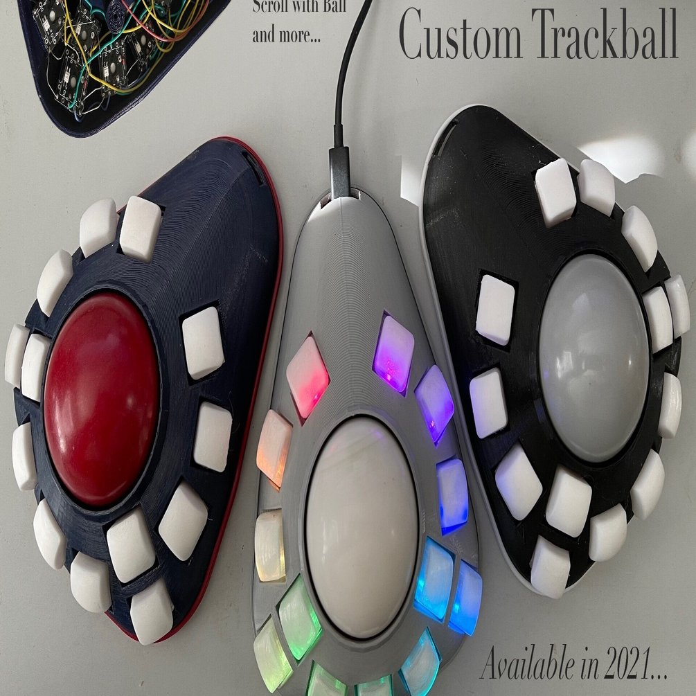 トラックボールの使いやすさについて、独創的なトラックボールを自作し