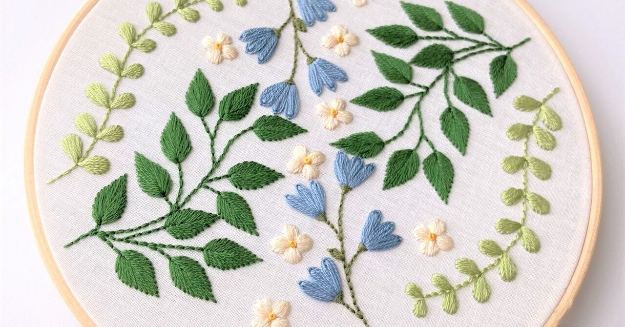 刺繍アート作品 緑色フレーム付き 刺繍アート作品 緑色フレーム付き