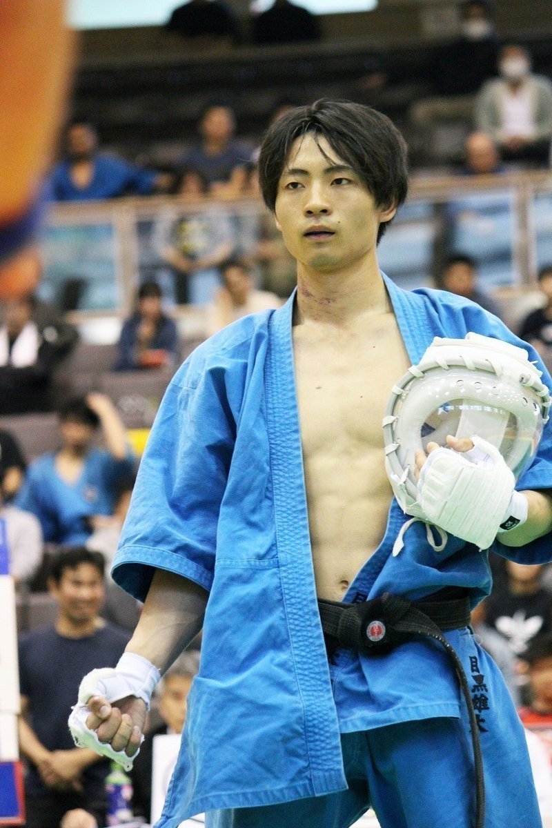 空道 目黒雄太が世界王者 中村知大に勝った19歳 菊地逸人を破りv4を達成 王者が次々とu25世代に敗れる大波乱 世界選手権日本代表の行方は 5 13 全日本空道連盟 18 北斗旗全日本空道体 ゴング格闘技 Note