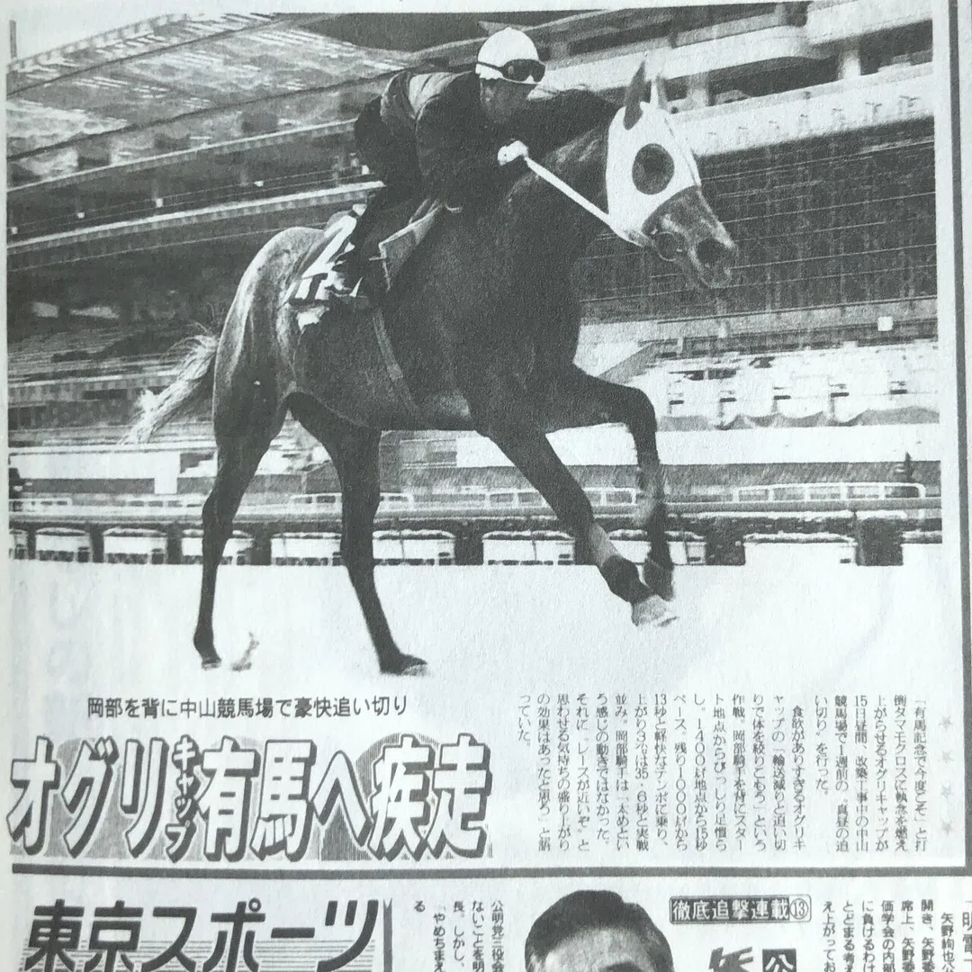 ウマ娘」では浪速の白い稲妻！タマモクロスの連勝と芦毛三番勝負を「東 