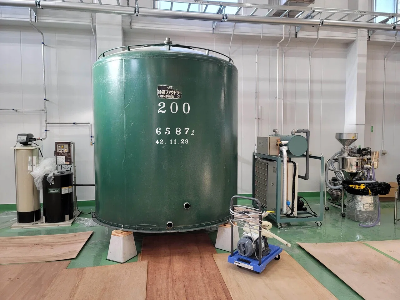醸造機械器具 醸和商会 理化学機械器具 100V 200℃ 酒蔵復興】醸造機器がほぼ揃いました｜伊東優 / 酒蔵復興5期目（敷嶋