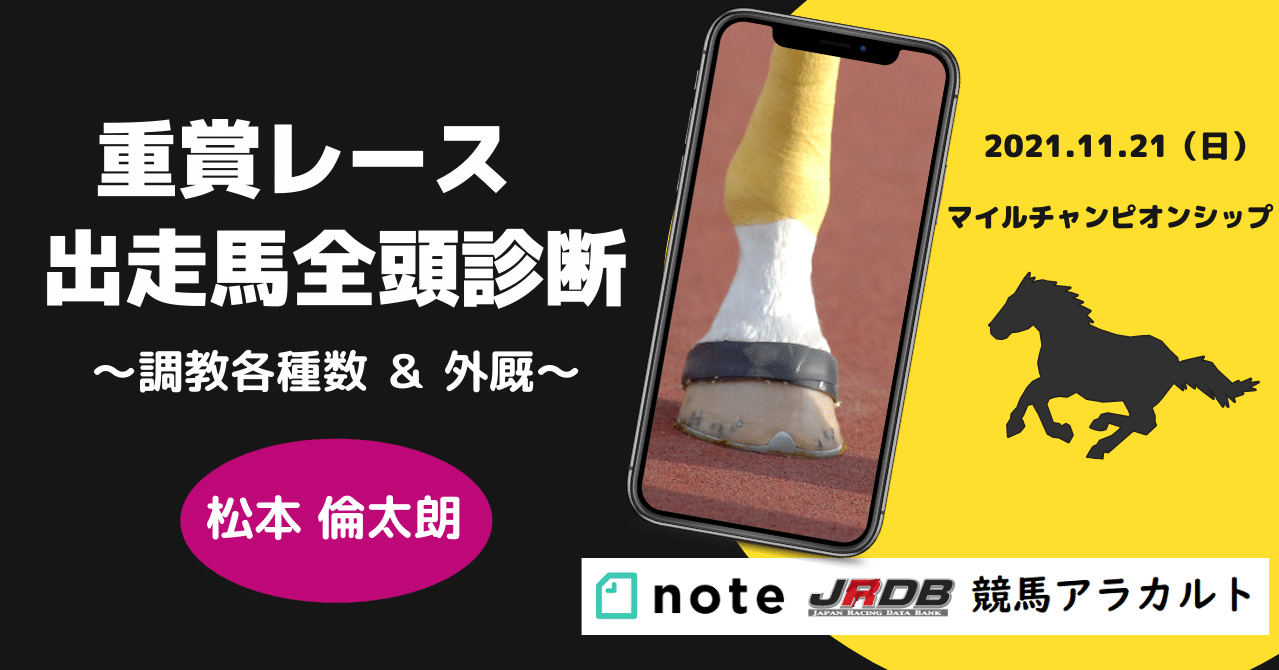 2021マイルチャンピオンシップ 出走馬全頭診断～調教各指数＆外