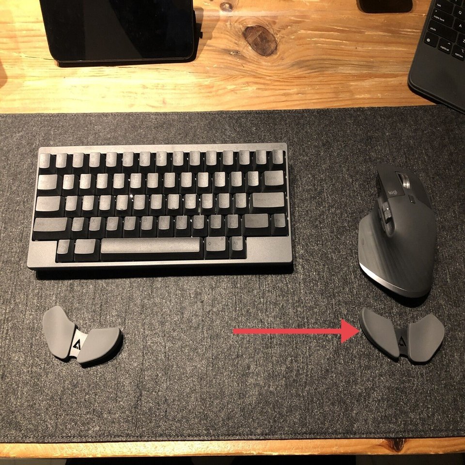 手首に合わせて動く可動式リストレスト Carpio2 0 仕事の道具note Note