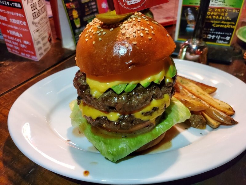 『HOT BLUES CAFE ホットブルースカフェ』 内装 メニュー