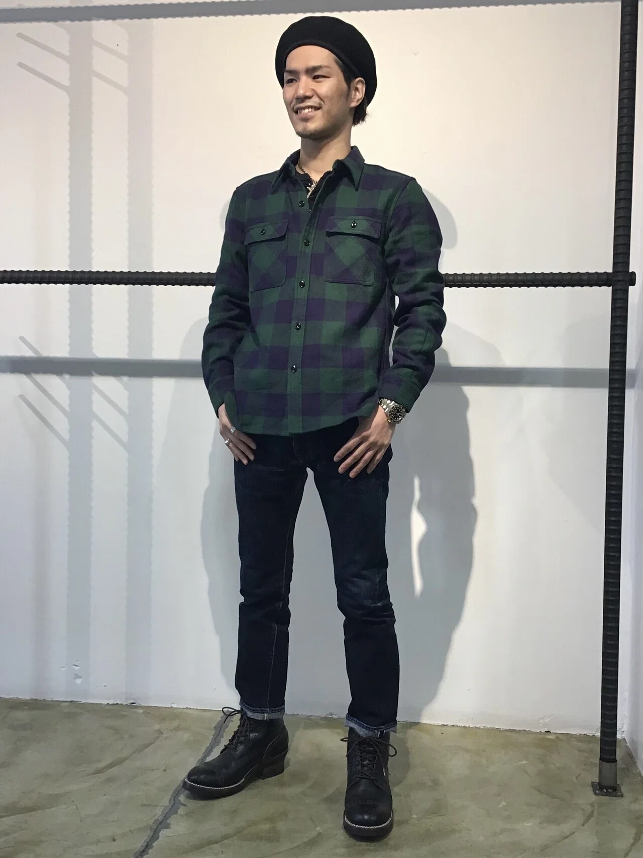 FLAT HEAD 大阪店】～フラットヘッドのオリジナルブロックチェック生地