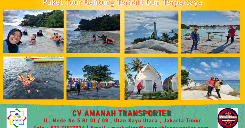 Paket Tour Belitung 3H2N – Wisata Belitung 3 Hari 2 Malam