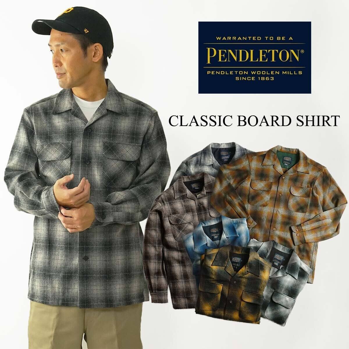 Pendleton ネルシャツ 100%バージンウール グレー系 ペンドルトン バージンウール トップスター ジャケット（グレー