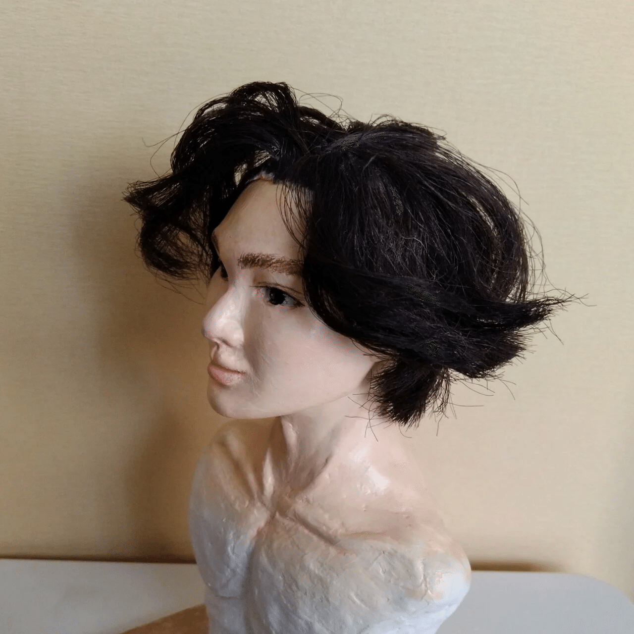 自画　素人 続・全くの素人が彫塑で藤井風フィギュアに挑戦する＜第9回＞｜あんこ 編集/ライター