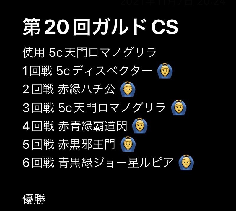 オリジナル】CS優勝！天門ロマノグリラ解説｜ジンジャー