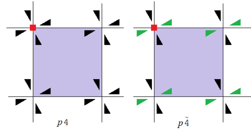 17種類の平面群（2次元空間群）壁紙模様★