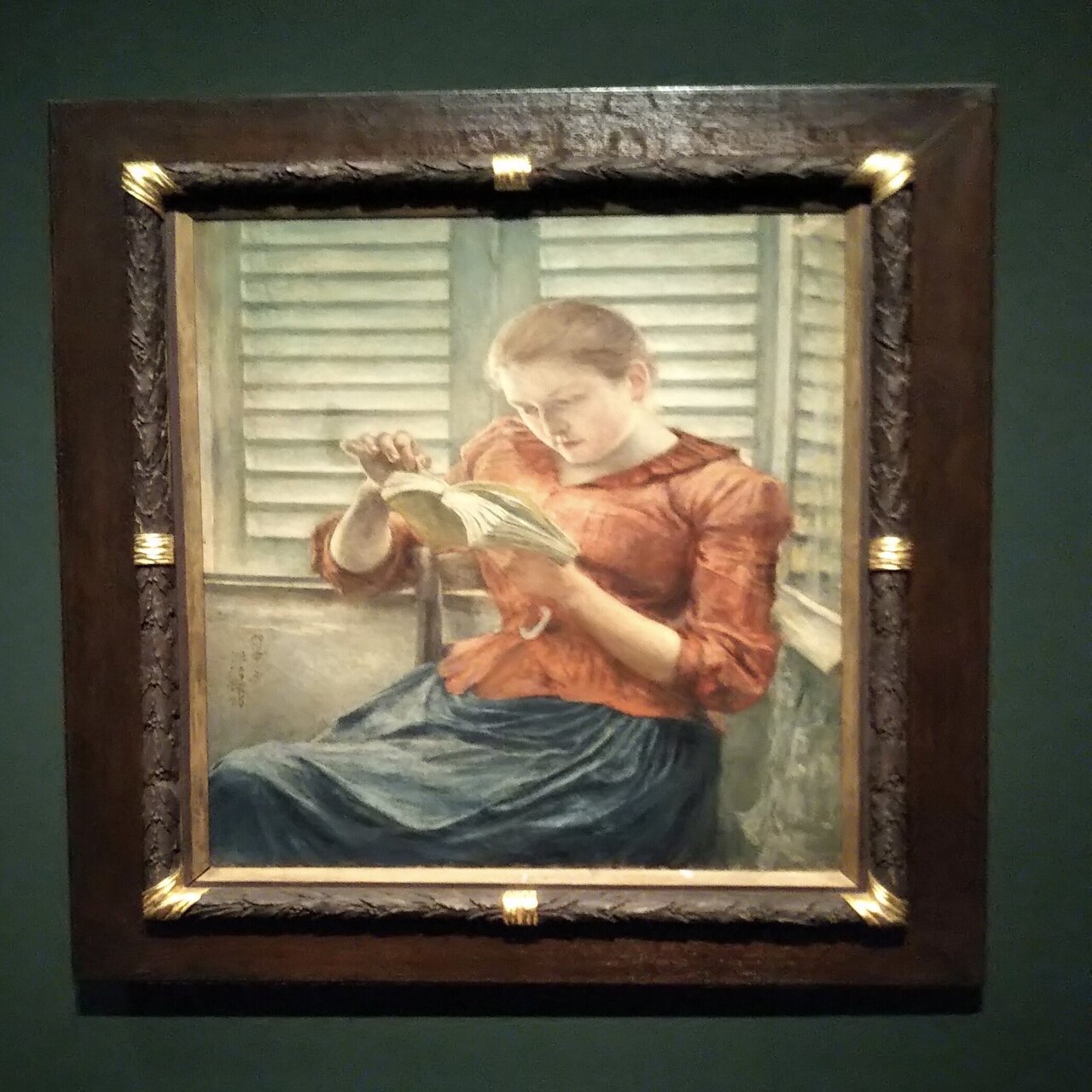 ○○さんへ 東京・上野 黒田記念館 《湖畔》 黒田清輝作 2通目｜HOSOYA