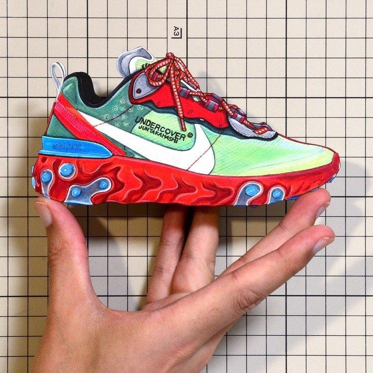 Shoes：01022 “UNDERCOVER x Nike” REACT Element 87 Sneaker（FW2018）