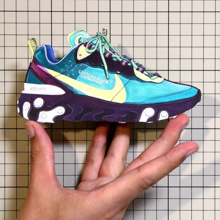 Shoes：01023 “UNDERCOVER x Nike” REACT Element 87 Sneaker（FW2018）
