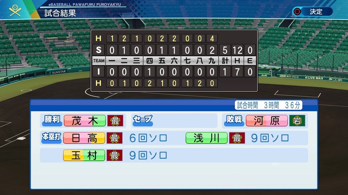 栄冠ナイン 夏甲子園 2回戦②