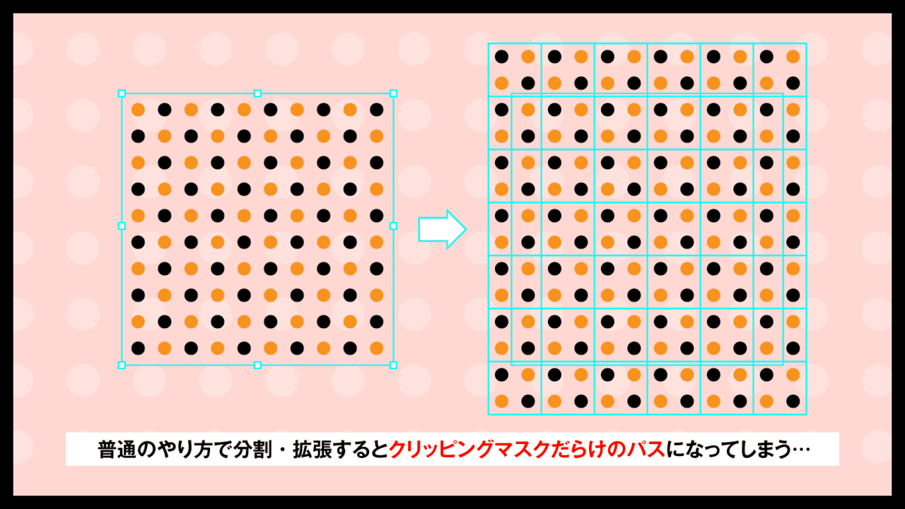Illustrator パターンを綺麗にパス化する方法 ゲラ デザイナー Note Illustrator パターンを綺麗にパス化する方法 ゲラ デザイナー Note