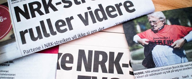 ノルウェー国営放送局のストライキ　他メディアはどう反応したか