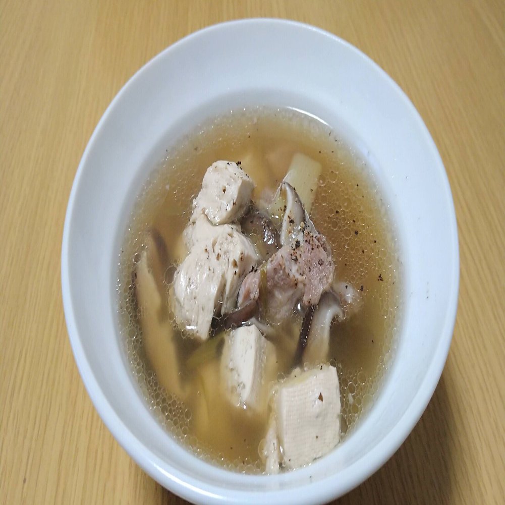 豚骨魚介のごった煮スープ 綺綸堂 Note