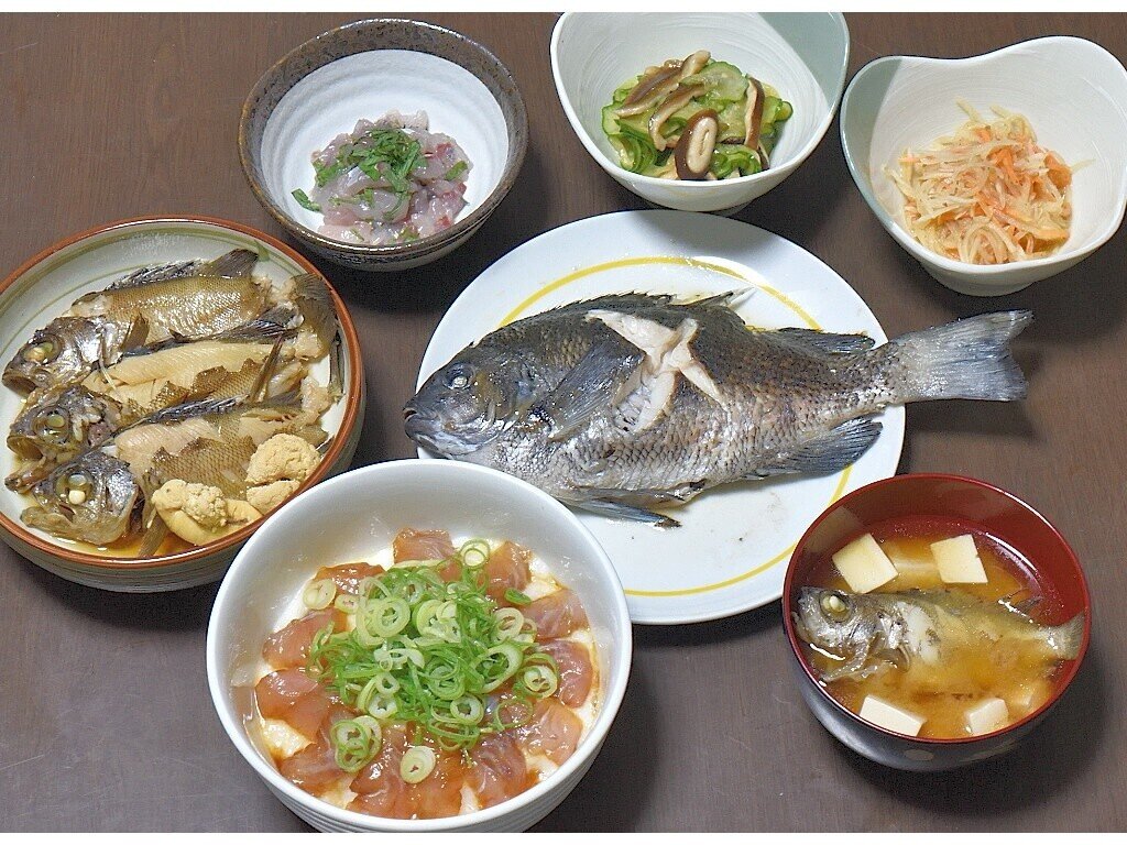 釣った魚料理で夕飯な写真 Yohaku Photo Note 釣った魚料理で夕飯な写真 Yohaku Photo Note