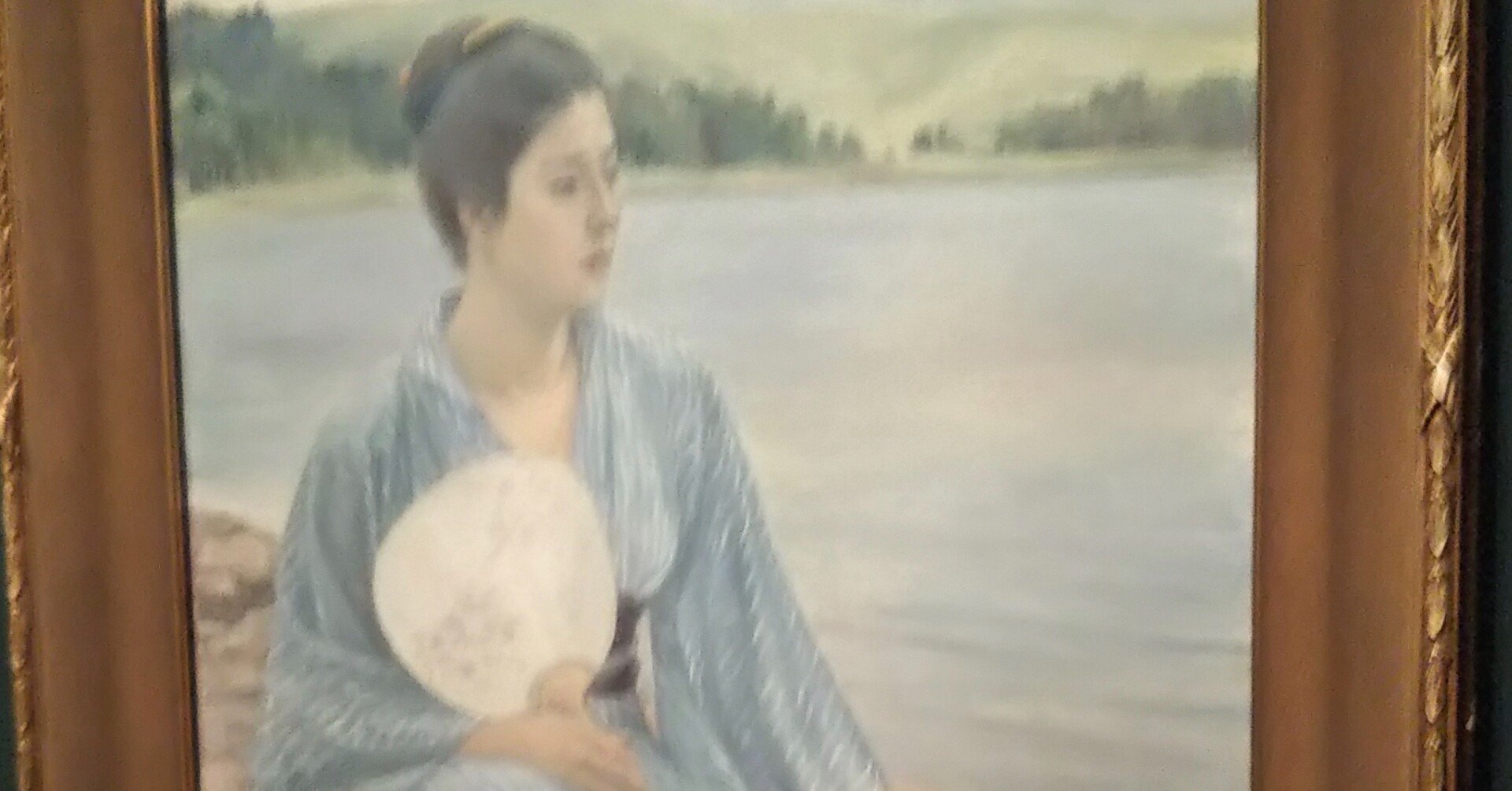 ○○さんへ 東京・上野 黒田記念館 《湖畔》 黒田清輝作 2通目｜HOSOYA