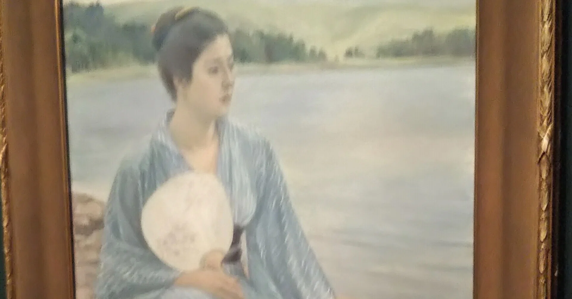 ○○さんへ 東京・上野 黒田記念館 《湖畔》 黒田清輝作 2通目｜HOSOYA
