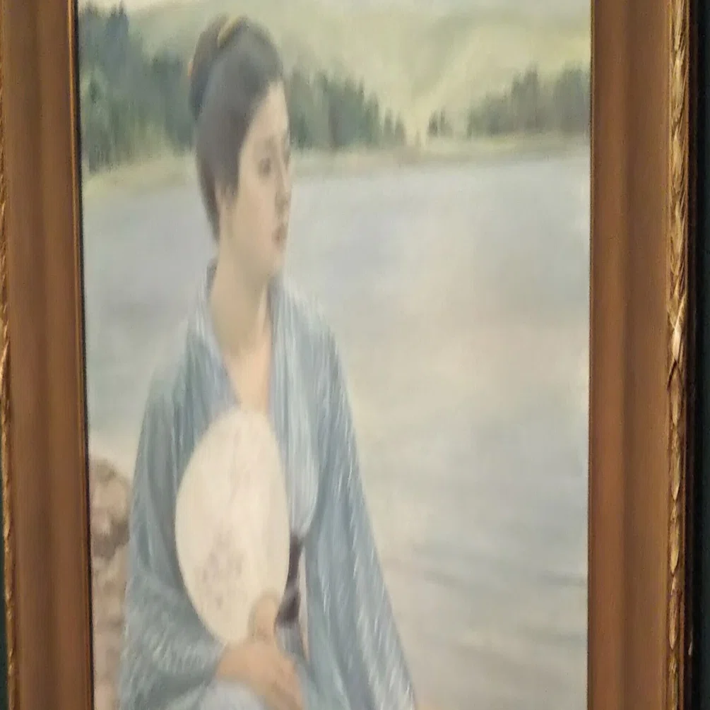 ○○さんへ 東京・上野 黒田記念館 《湖畔》 黒田清輝作 2通目｜HOSOYA