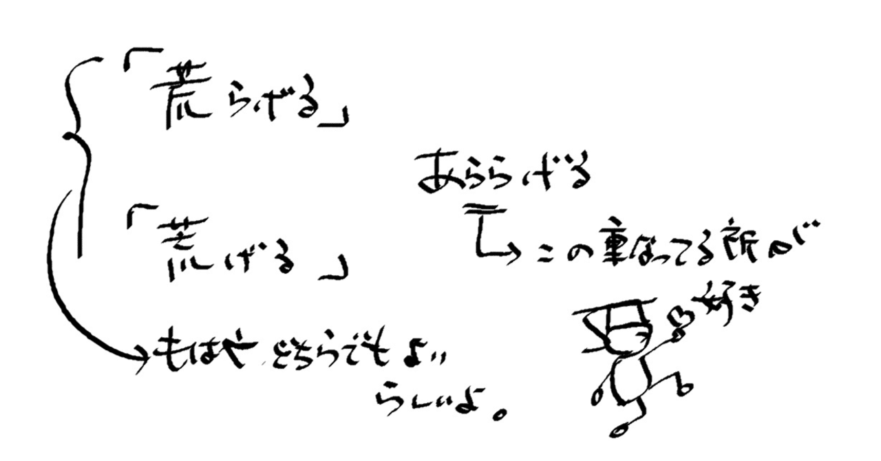 声を あら らげる 玉坂 Note