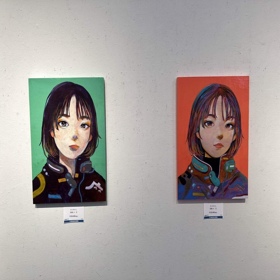 ざしきわらし イラスト作品展 Color Palette ｍｏｈ Note