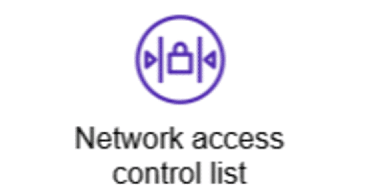 Network Access Control Lists｜cham｜note