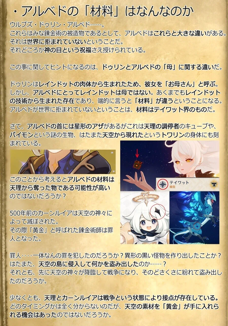 原神キャラクターブック 白亜の王子 アルベド 秘密編 篝火文書店 Note 原神キャラクターブック 白亜の王子 アルベド 秘密編 篝火文書店 Note