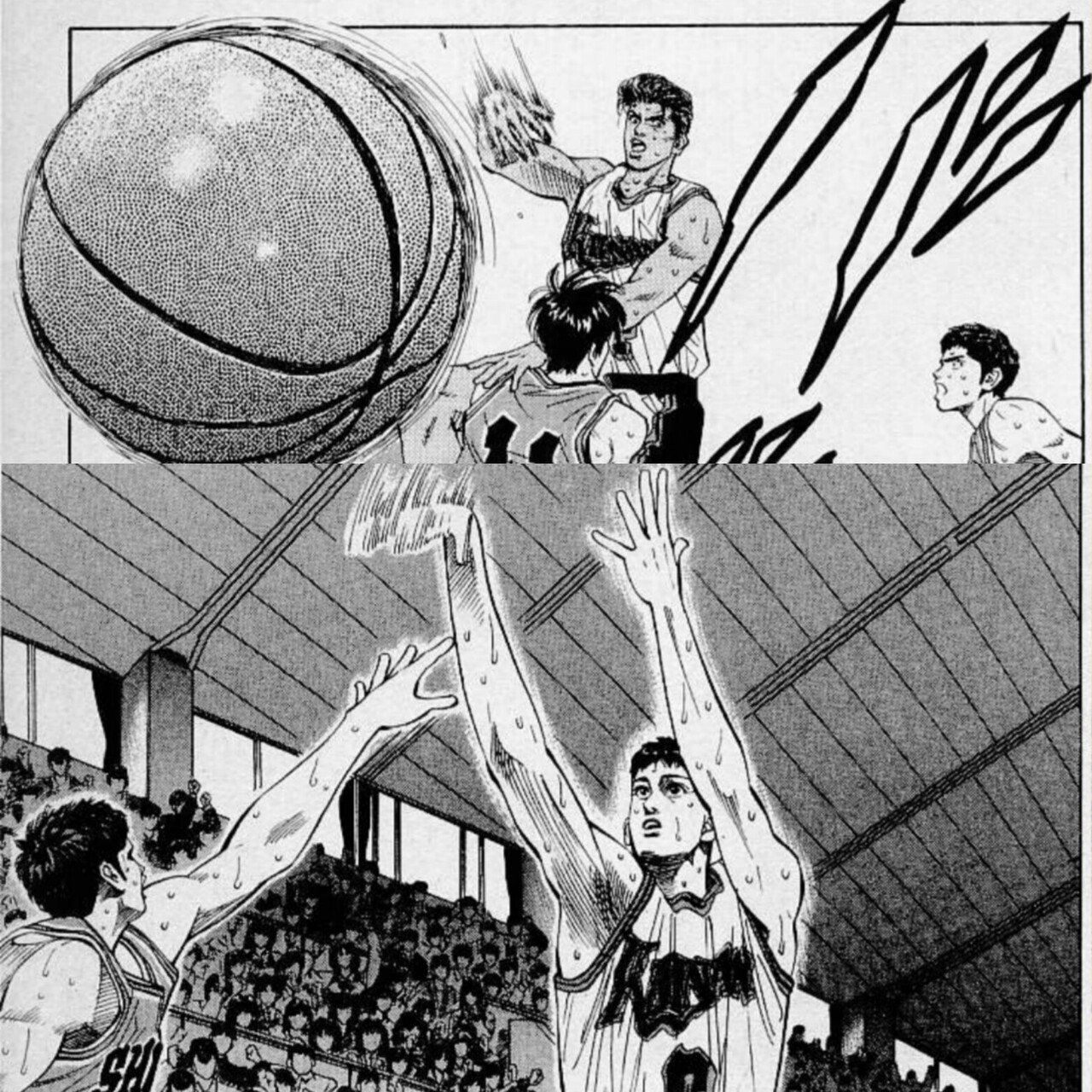 【スラムダンク】決戦前夜　特大ポスター 非売品 非売品】激レア スラムダンク SLAMDUNK 県大会決戦前夜 特大
