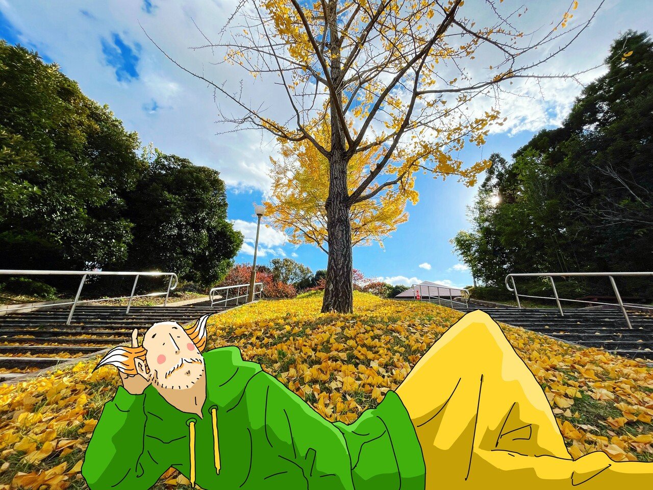 朝礼 Iphone8から13miniに機種変更して 自分が今までいかにホームボタンを頼りにしていたかを思い知っています 補助輪を外したばかりの自転車のようにあたふたしています 広角レンズはとても便利 にぎりこぷし Note