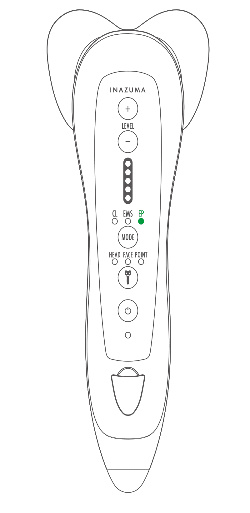 INAZUMA LED×EMS 山口良純式ブラシ型美顔器 - 健康