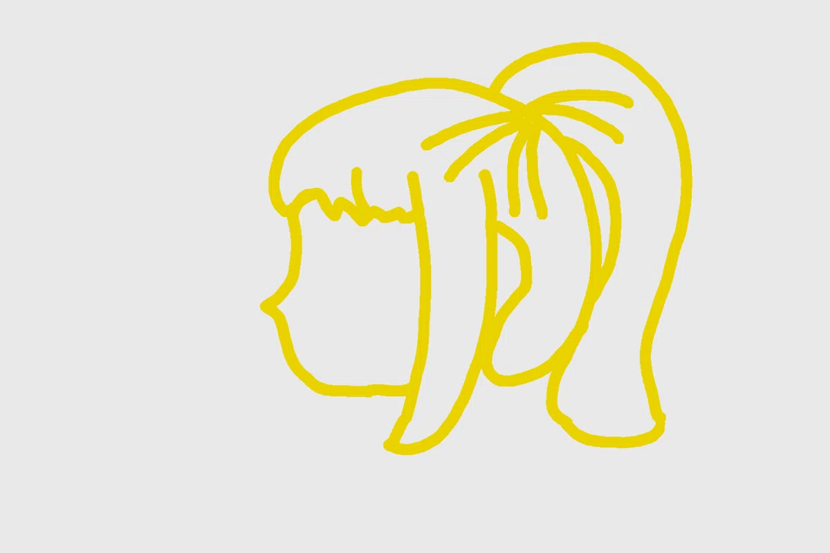 横顔