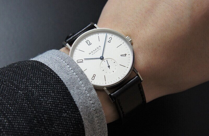 NOMOS シェルコードバン 18mm 黒 Horween Genuine Shell Cordovan black, 18 mm — NOMOS Glashütte