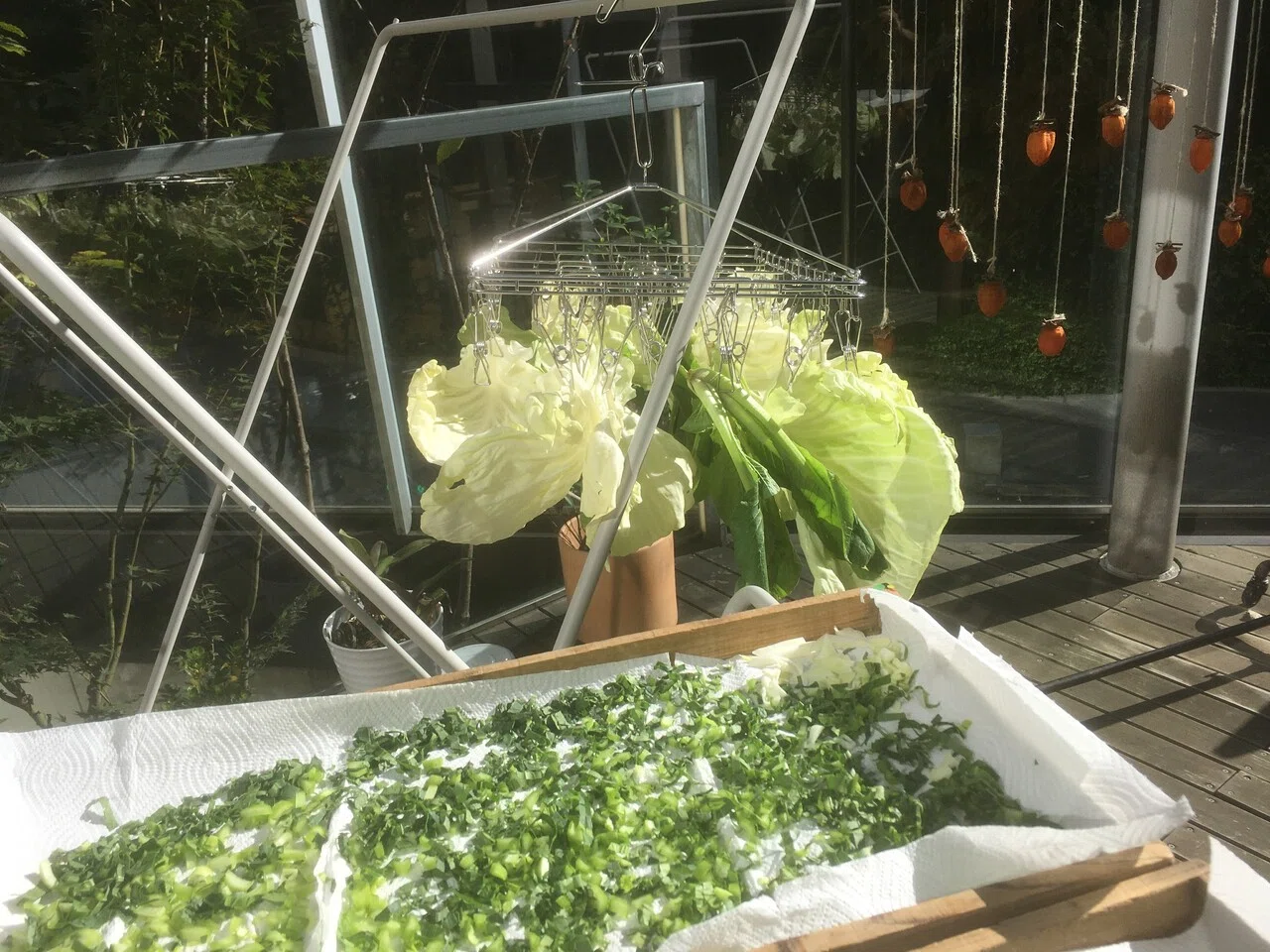 人生最大量の野菜を干して調理した日。「新嘗祭」のお供え物｜Kaoli Kidoue
