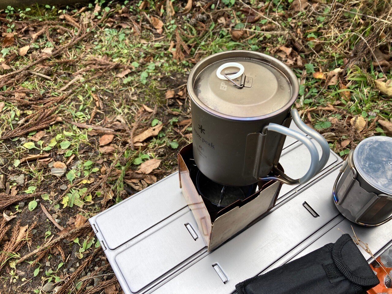 スノーピークのチタンシングルマグ450をフッ素加工して最強のクッカー スノーピークのチタンシングルマグ450をフッ素加工して最強のクッカー