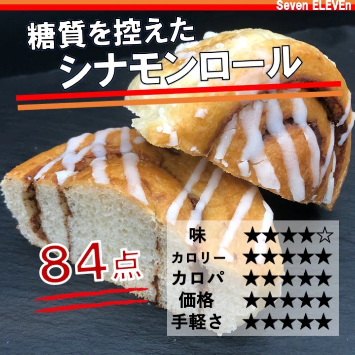 先週発売！162kcal】セブンイレブンの糖質オフシナモンロールは食べ
