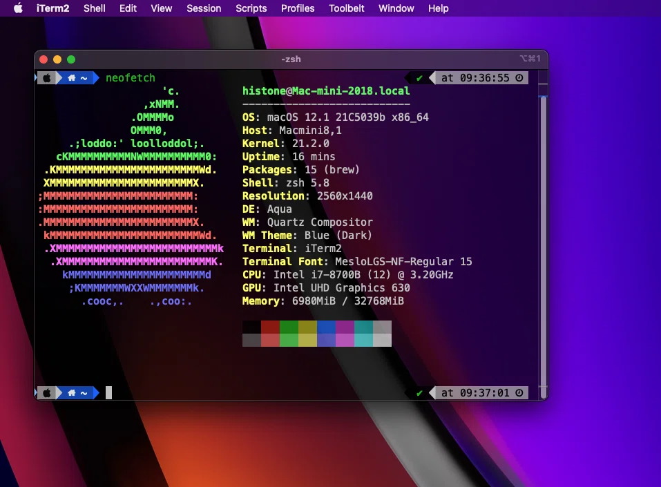 サブマシンMac mini 2018｜Histone