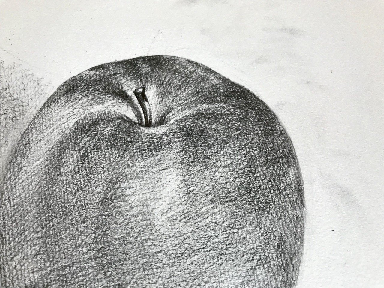 リンゴのデッサン 描き込み ゆか先生 Note