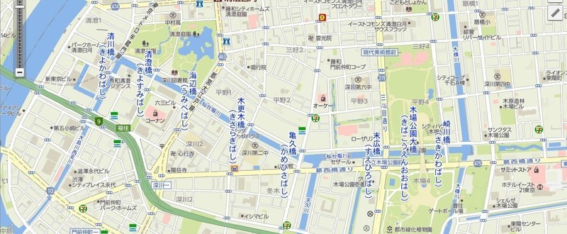 仙台堀川マップ