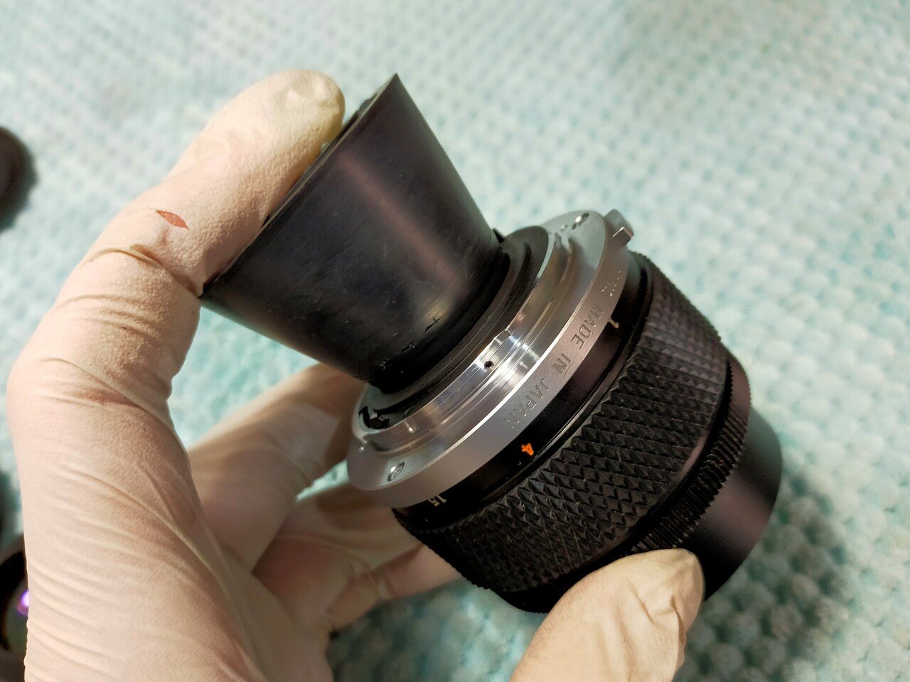 Olympus OM-System 100mm F/2.8の分解｜フィルムカメラ修理の
