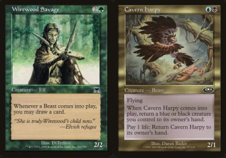 【MTG】Aluren 4枚 + Cavern Harpy 3枚 セット 洞窟のハーピー/Cavern Harpy》[PLS] 金C | 日本最大級 MTG通販サイト