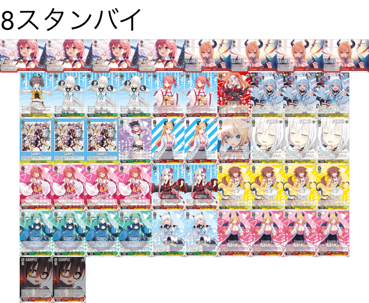 ホロライブフェスティバル 使用デッキ解説【ヴァイス